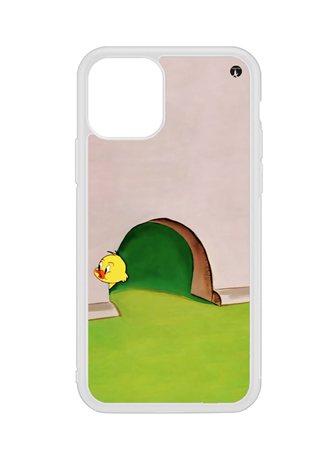 غطاء حماية واقي لهاتف أبل آيفون 11 برو وردي/ أخضر/ أصفر