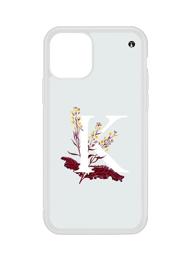 BP Protective Case Cover For Apple iPhone 11 Pro The Letter K (White Bumper)
