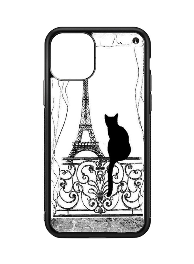BP Protective Case Cover For Apple iPhone 11 Pro The Eiffel Tower (Black Bumper)