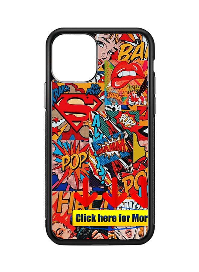 غطاء حماية واقي لهاتف أبل آيفون 11 برو طبعة شخصيات الأبطال الخارقين