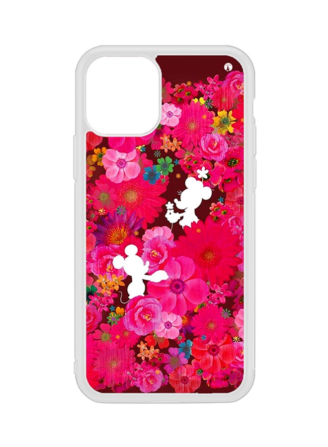 بي بي غطاء حماية واقي لهاتف أبل آيفون 11 برو وردي/ أبيض/ بني