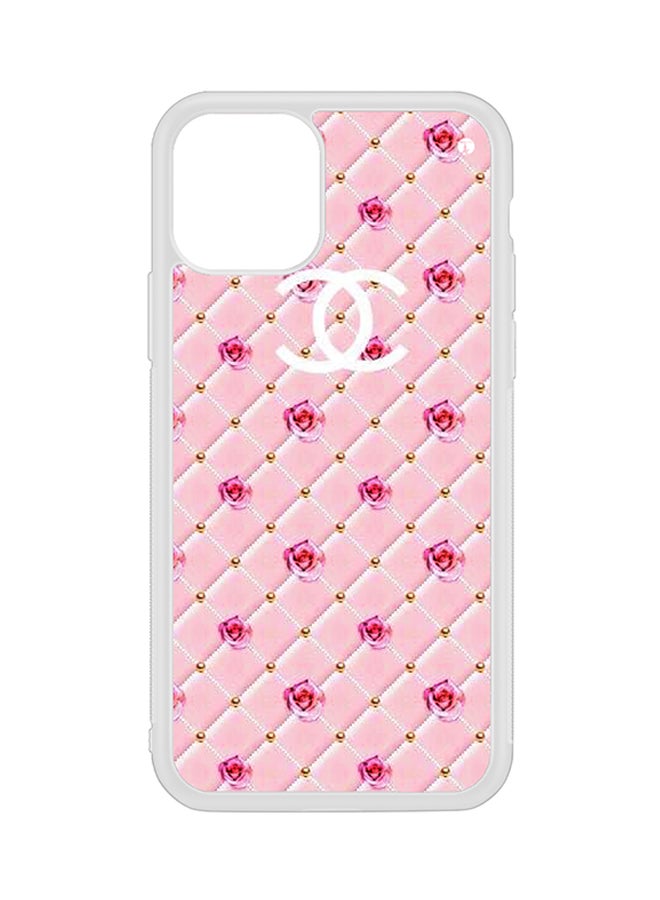 بي بي غطاء حماية واقي لهاتف أبل آيفون 11 برو وردي/أبيض