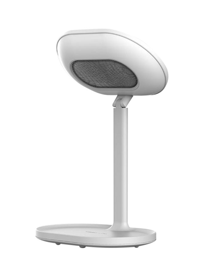 Momax - Q.LED Mirror with Wireless Charging and Bluetooth Speaker White - Image 1