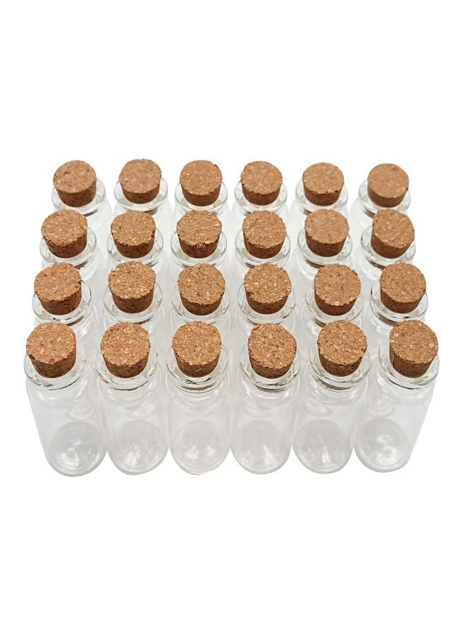 Axe Sickle 48-Piece Wishing Vial Clear/Brown 0.75inch - Image 2