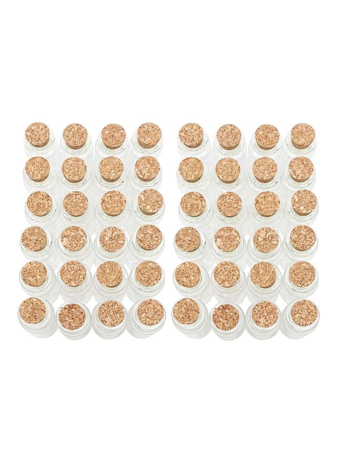 Axe Sickle 48-Piece Wishing Vial Clear/Brown 0.75inch - Image 3
