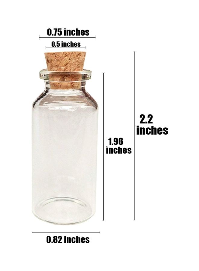 Axe Sickle 48-Piece Wishing Vial Clear/Brown 0.75inch - Image 5