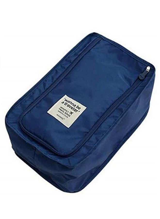 Portable Travel Shoe Storage Bag Blue - Image 1