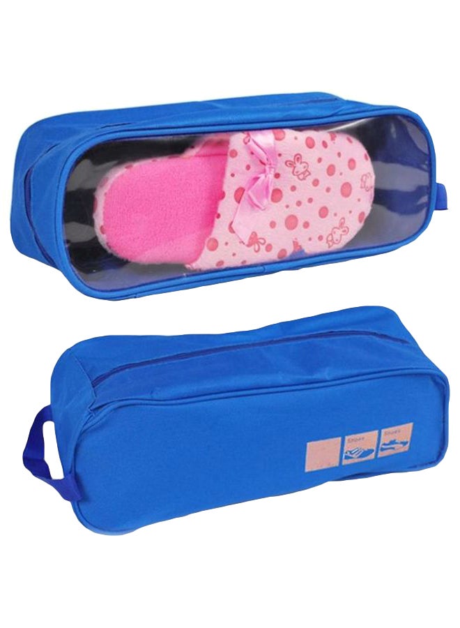 Space Saving Waterproof Shoe Bag Blue - Image 2