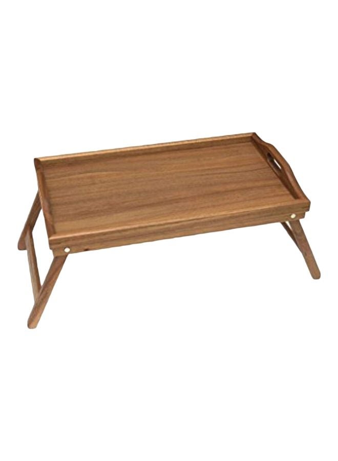 Lipper International Wooden Folding Bed Tray Beige  - Image 1