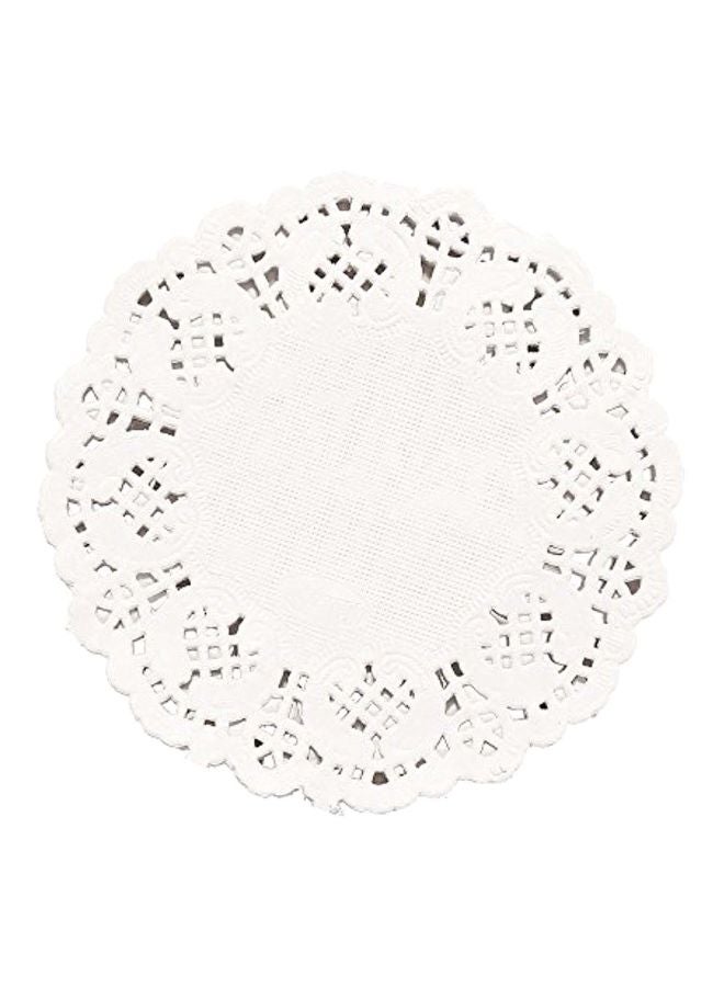 Decora Set Of 100 Paper Doilies White 3.5inch - Image 1