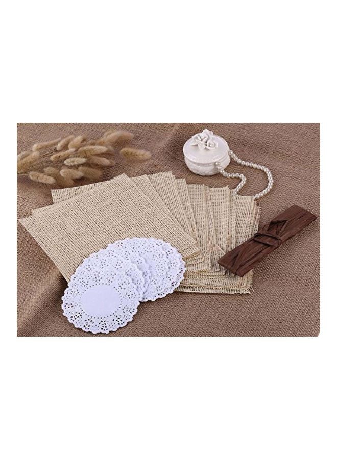 Decora Set Of 100 Paper Doilies White 3.5inch - Image 5