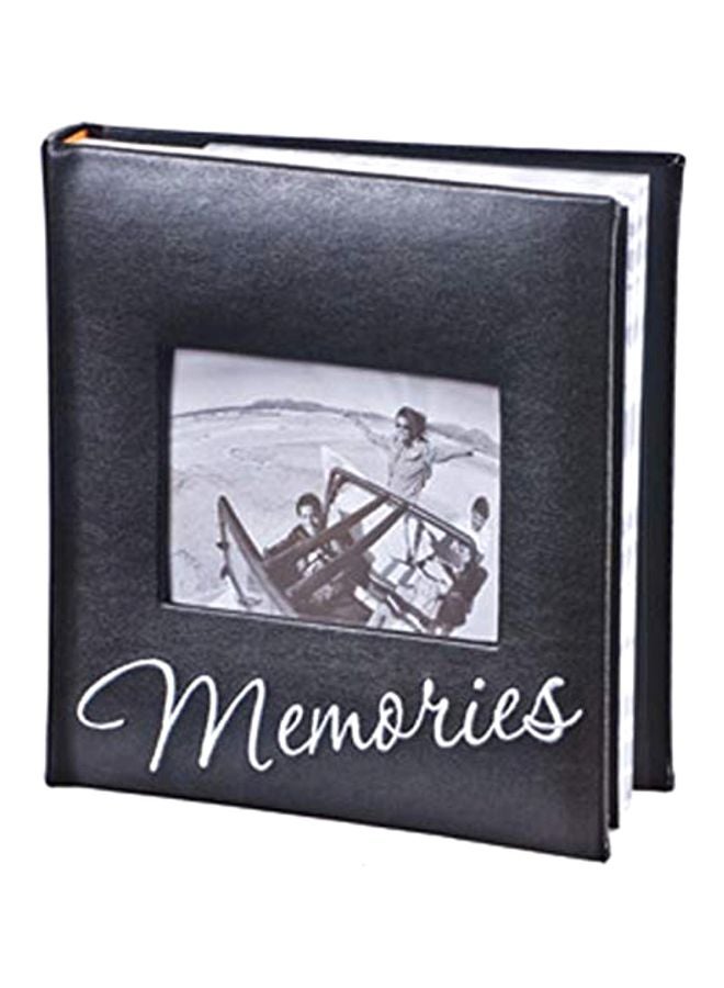 Malden International Designs - Memories Photo Album Black 8.2x2x8.8inch - Image 1