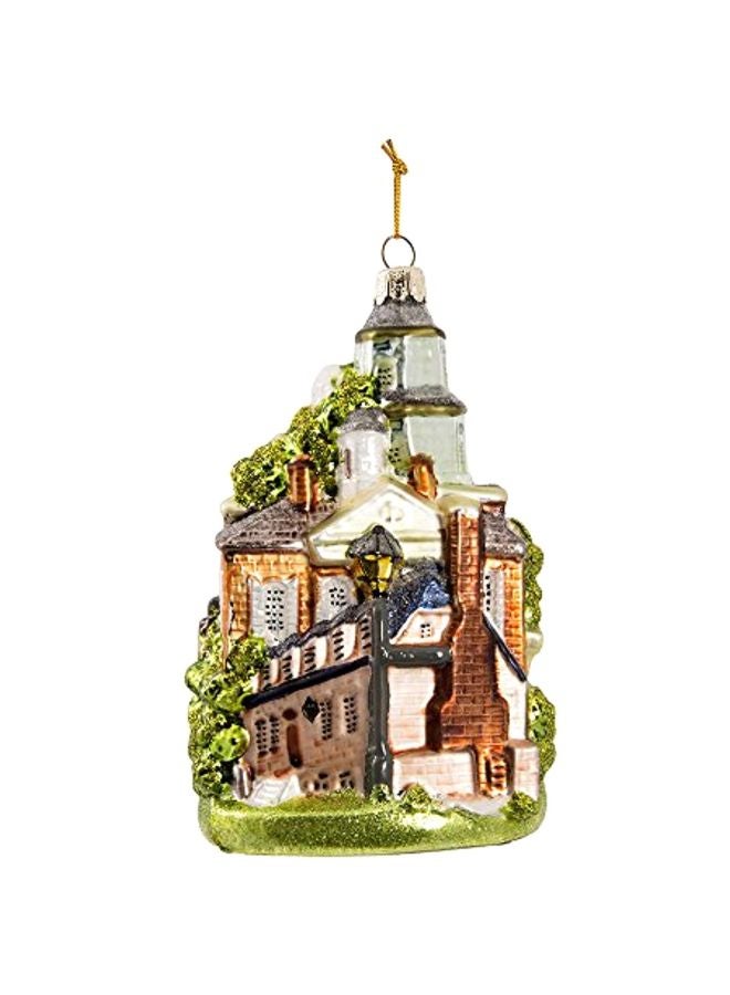 Kurt Adler - Williamsburg Glass Cityscape Ornament Multicolour 5inch - Image 1