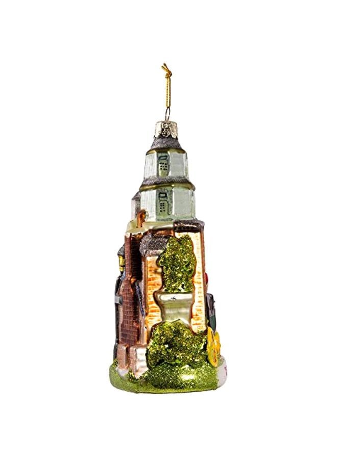 Kurt Adler - Williamsburg Glass Cityscape Ornament Multicolour 5inch - Image 1