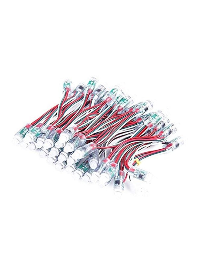 eoocvt 50-LED Waterproof String Light White/Red - Image 2