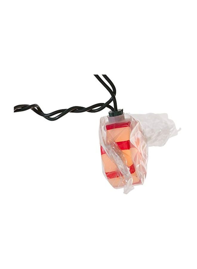 Kurt Adler 10-Light Peppermint Candy String Light Red/White/Black - Image 5