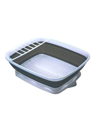 Progressive Collapsible Dish Rack With Drain Board Black/White 19x16inch - v1581326785/N34382171A_1