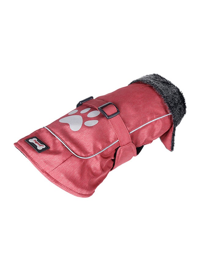 Winter Warm Pet Vest Coat Red - Image 1