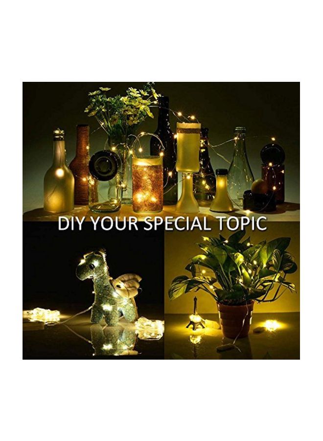 Ustellar 8-Piece Micro Starry LED String Light Warm White 10feet - Image 5