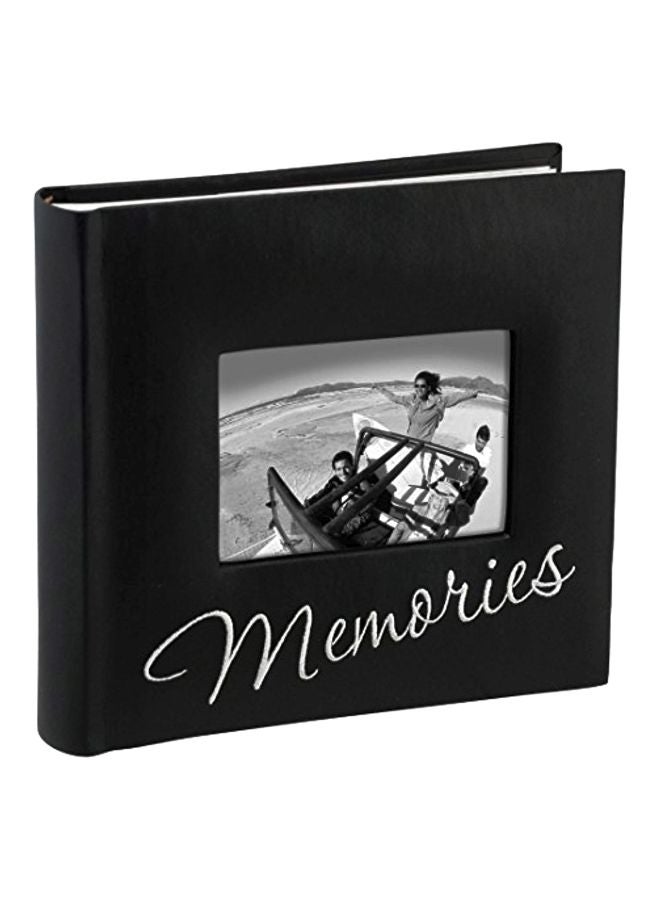 Malden International Designs - Memories Photo Album Black 8.2x2x8.8inch - Image 1