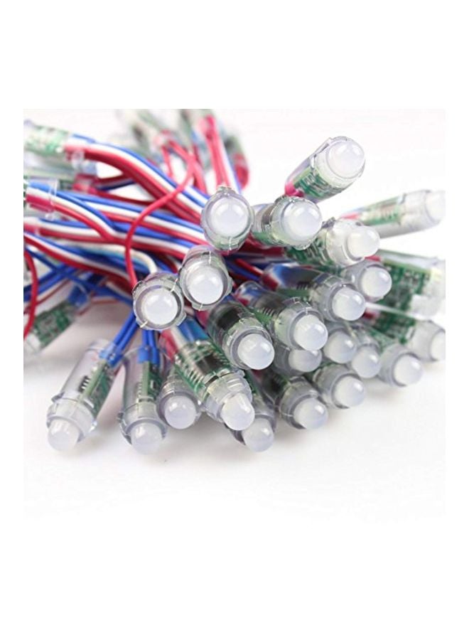 eoocvt 50-LED Waterproof String Light White/Red - Image 3