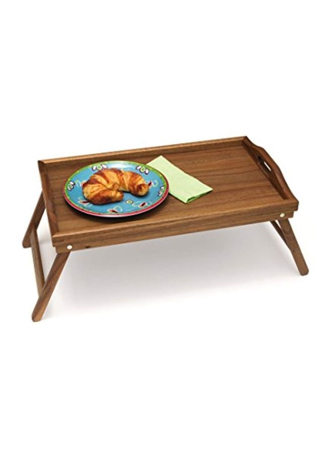 Lipper International Wooden Folding Bed Tray Beige  - Image 2