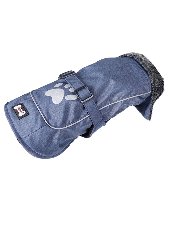Winter Warm Pet Vest Coat Blue - Image 1