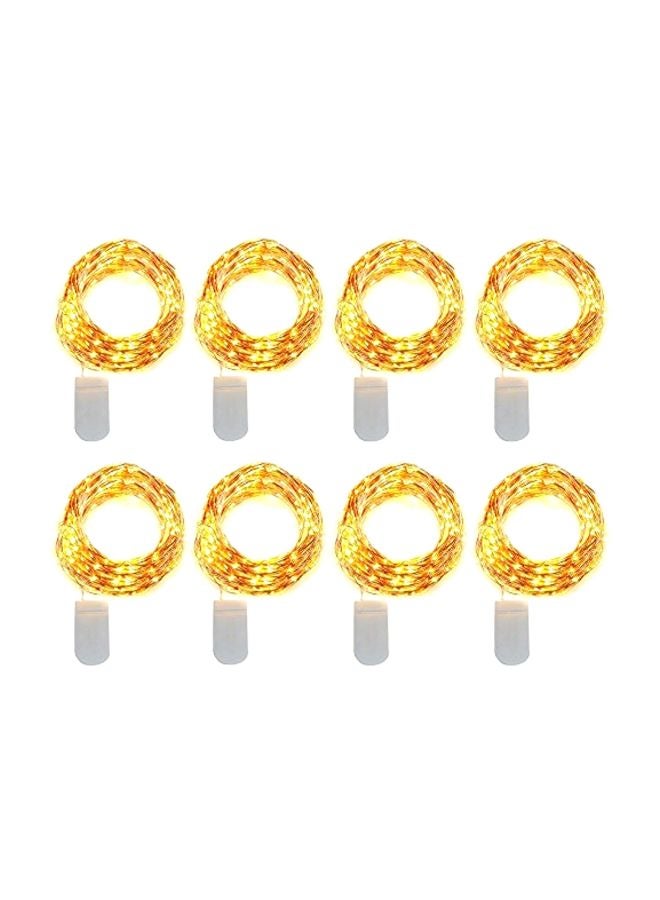 Ustellar 8-Piece Micro Starry LED String Light Warm White 10feet - Image 1