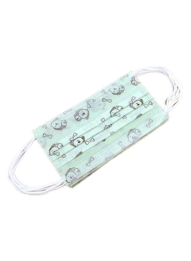 40-Piece Dog Printed Breathable Ear Loop Face Mask Set - Image 1