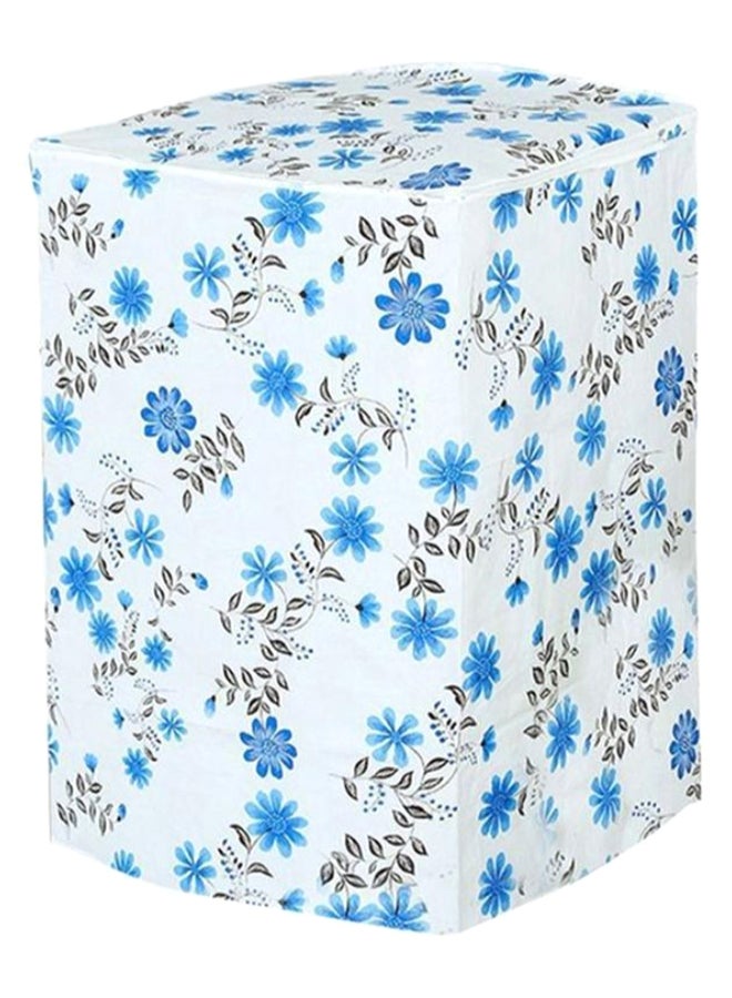 Dust-Proof Washing Machine Protective Cover White/Blue/Black  - Image 1
