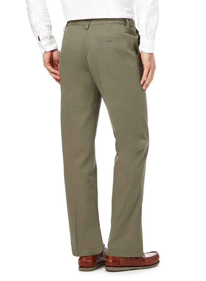 Generic Solid Design Formal Pants Khaki  - Image 2