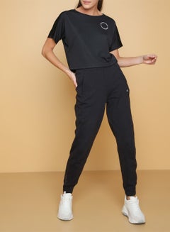Calvin Klein Performance Racerback Cropped T-Shirt Black  - Image 2