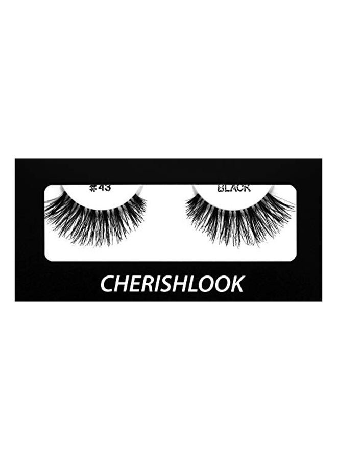 Cherishlook Pack Of 10 Professional Eyelashes 43 Black - Image 2