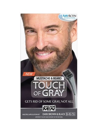 Touch Of Gray Mustache And Beard Colour Black/Dark Brown 4.4 x 7.5 x 15.4cm - v1581339308/N33725402A_1