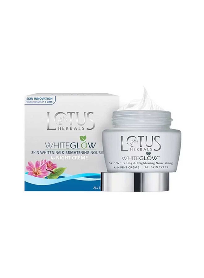 Lotus Glow Skin Whitening And Brightening Nourishing Night Cream 60grams