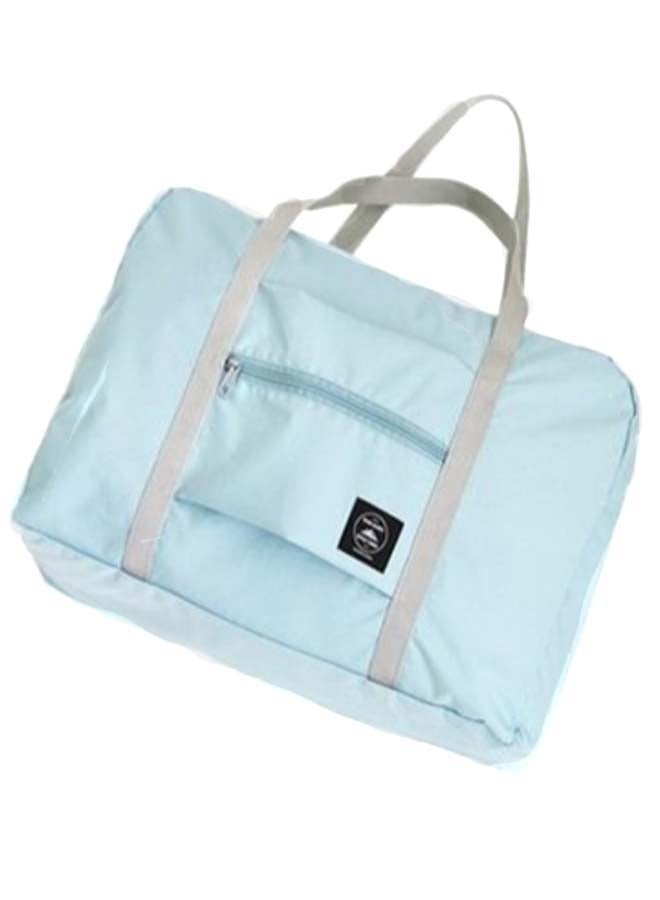 Generic Foldable Waterproof Travel Duffle Bag Blue/Grey  - Image 1
