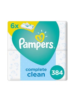 Pampers Fresh Clean Baby Wipes, 384 Count  - Image 1
