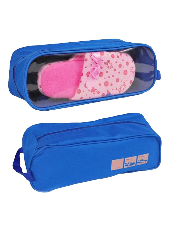 Space Saving Waterproof Shoe Bag Blue - Image 2