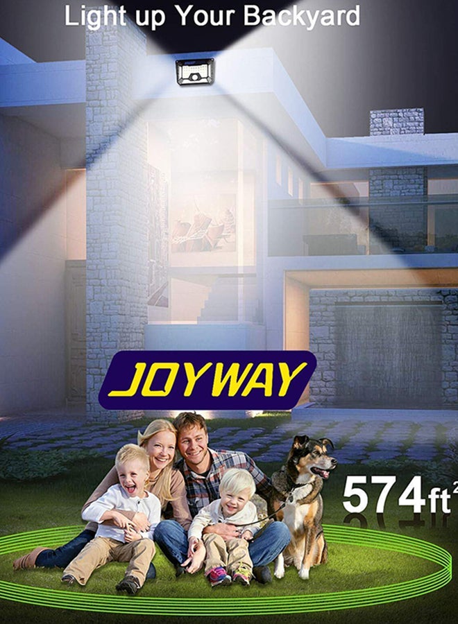 Joyway Outdoor Sports LED Solar Light Black 2.3x4.4x12.5inch - Image 4