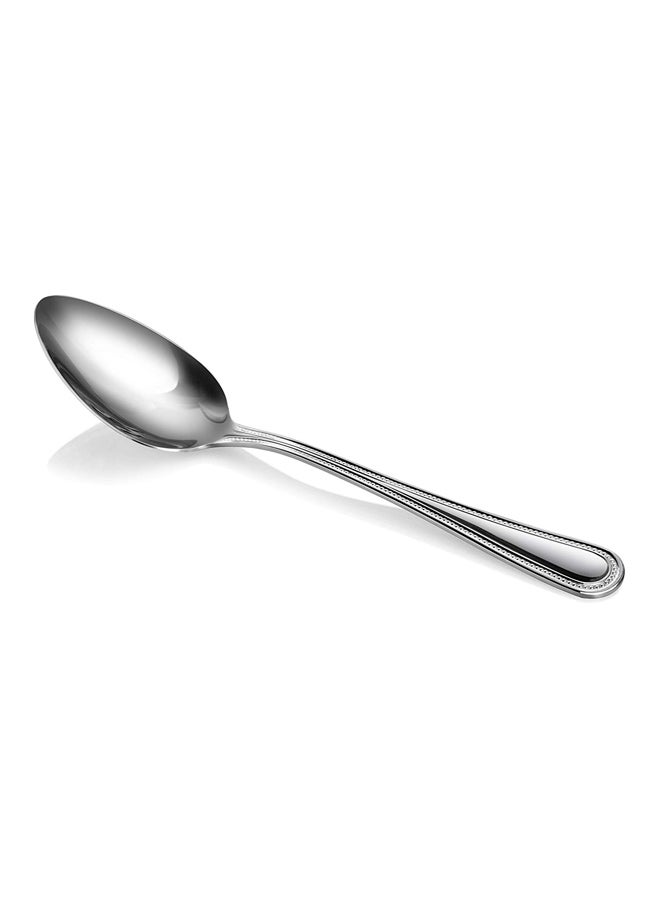 New Star Foodservice 12-Piece Stainless Steel Dinner Spoon Set Silver 7.6inch  - Image 3