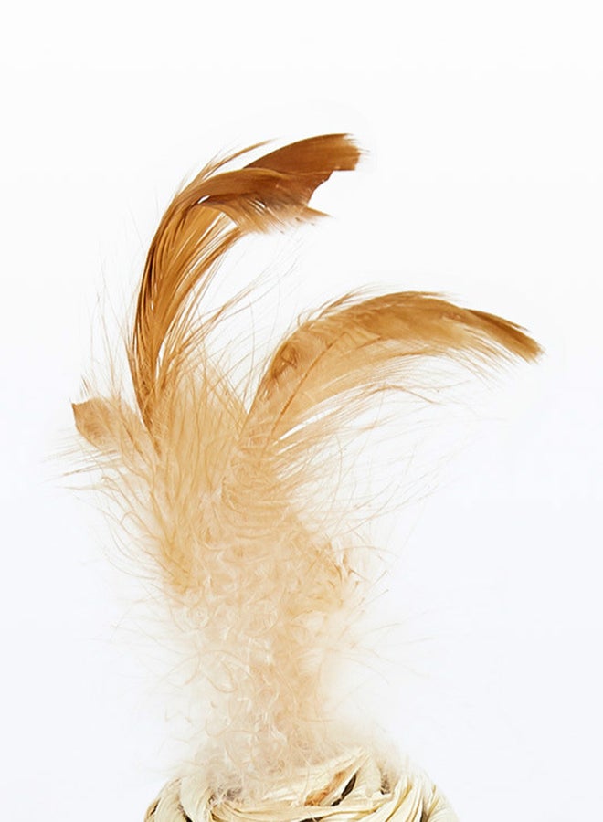 7-In-1 Cat Teaser Interactive Toy Set Wand With Feather Multicolour
