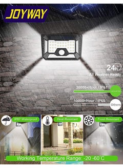 Joyway Outdoor Sports LED Solar Light Black 2.3x4.4x12.5inch  - Image 2