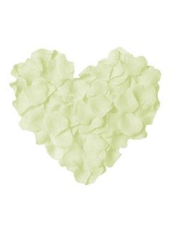 CJESLNA 1000-Piece Silk Rose Petals Artificial Flower Set White 