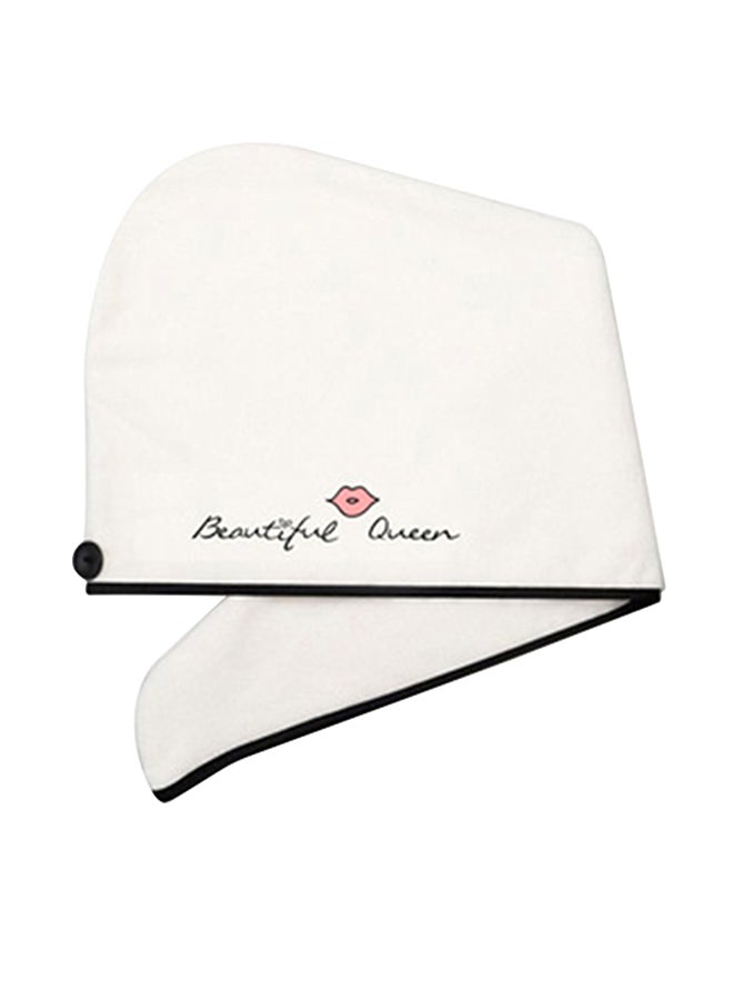 Quick Drying Towel Wrap With Button White 21x3x15cm - Image 1