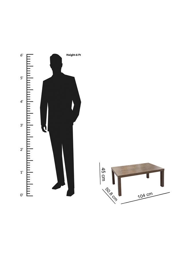 Home Box - Joy Agata Rectangular Coffee Table Brown - Image 1