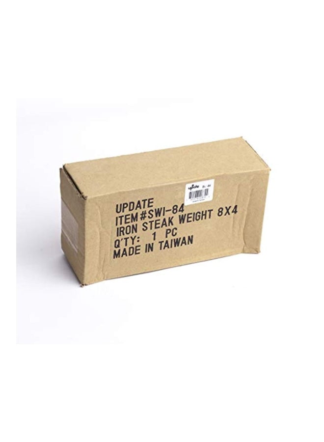 Update International - BBQ Grill Steak Weights Black/Beige - Image 1