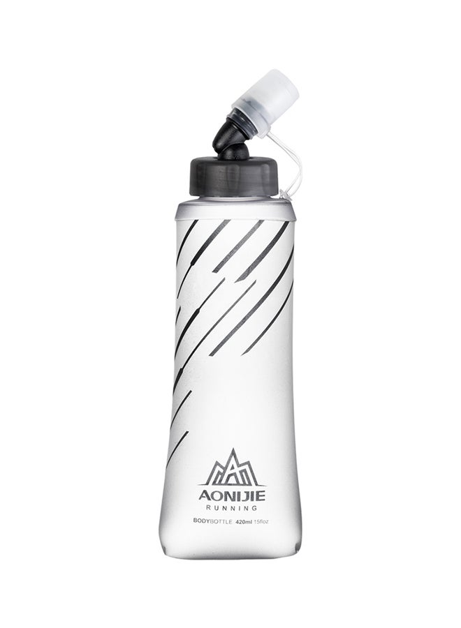 Water Drinking Bottle White/Black 420ml - v1581352959/N33676795A_1