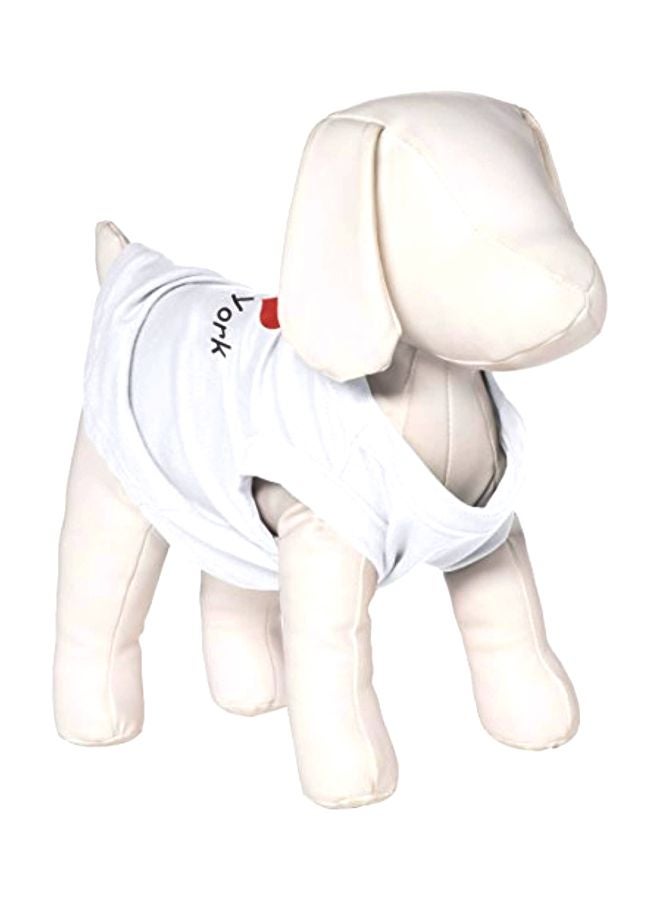 Mirage Pet Products - I Love New York Printed T-shirt White/Black M - Image 1