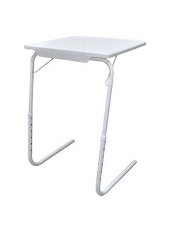 Multipurpose Foldable Table White 54centimeter