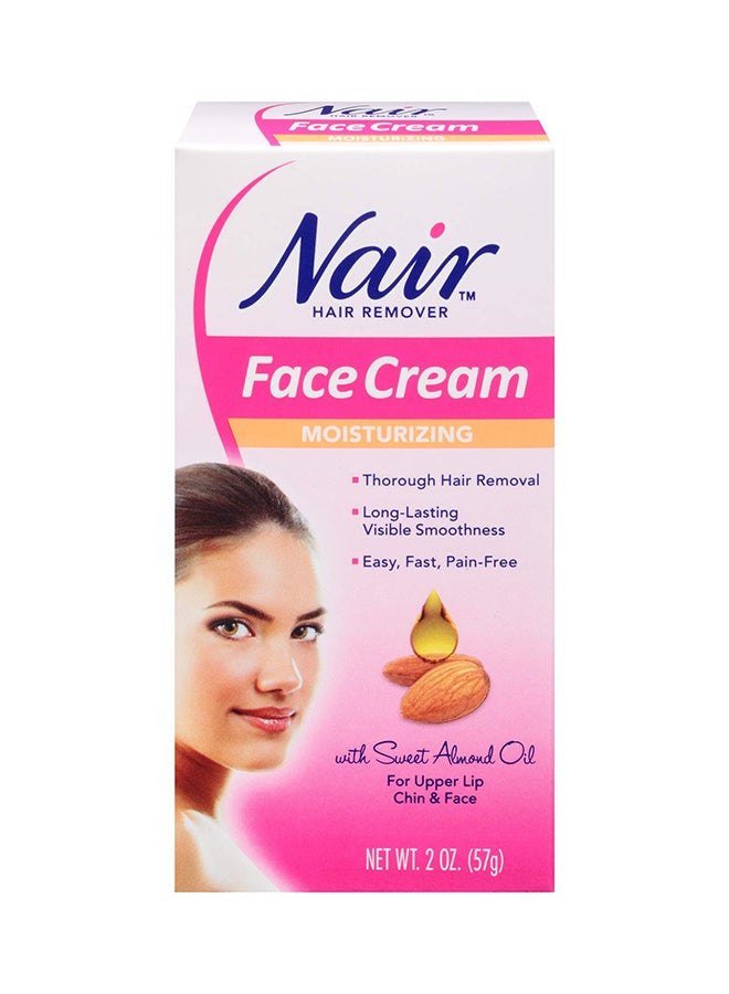 نير كريم الوجه لإزالة الشعر المرطب بيج 57جرام